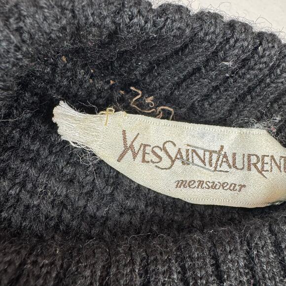 Vintage YSL Wool Crewneck Sweater - Size Medium - Picture 4 of 6